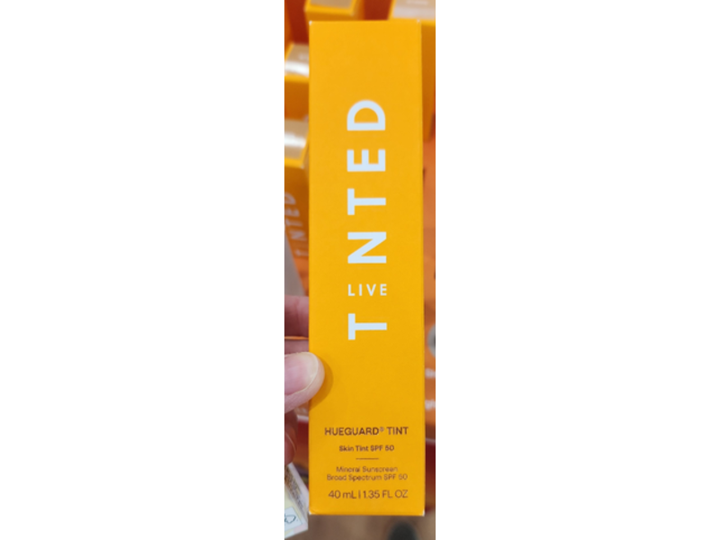 Live Tinted Hueguard Mineral Sunscreen Skin Tint, Shade 9, SPF 50, 1.35 fl oz/40 mL
