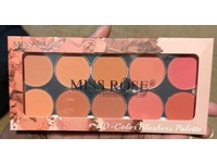 Miss Rose Professional Make-Up 10-Color Blushers Palette, 20 g - thumbnail 2