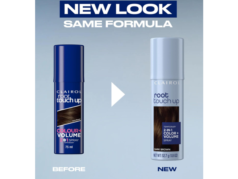 Clairol Root Touch Up Color + Volume 2-In-1 Spray, Dark to Medium Blonde, 1.8 oz/52.7 g