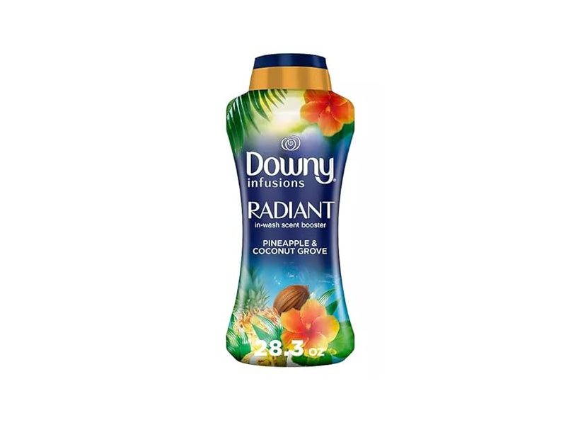 Downy Infusions Radiant In-Wash Scent Booster, Pineapple & Coconut Grove, 28.3 oz/802 g
