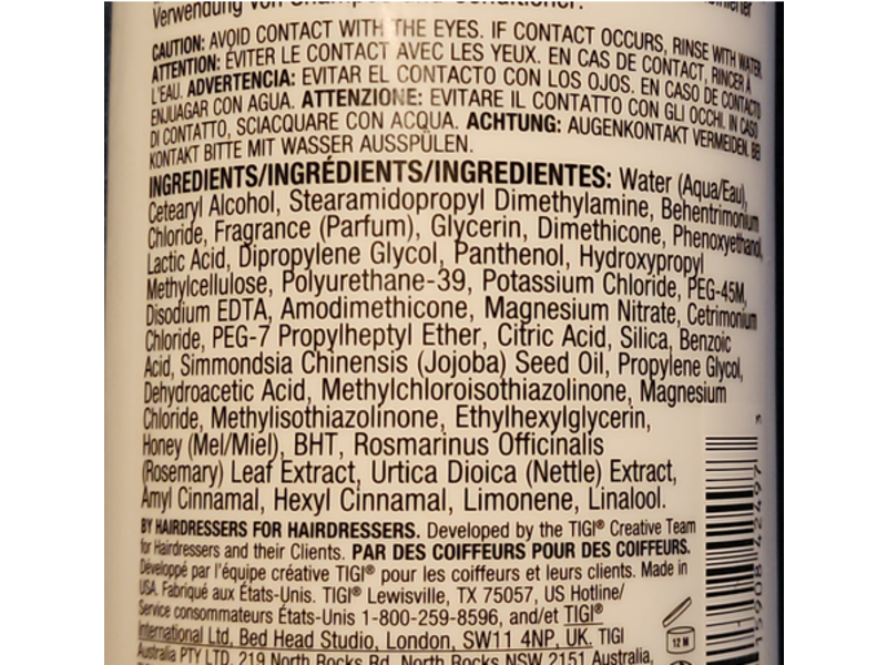 S-factor Tigi Stunning Volume Conditioner, 25.36 fl oz/750 mL