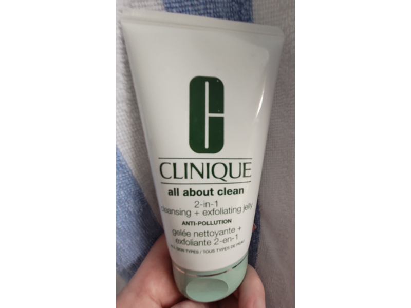 Clinique All About Clean 2-in-1 Cleansing + Exfoliating Jelly, 5.0 oz/150