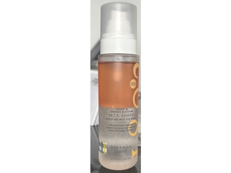 Beekman 1802 Milk Shake Moisture Mist, Honey & Orange Blossom, 4.7 fl oz/140 mL