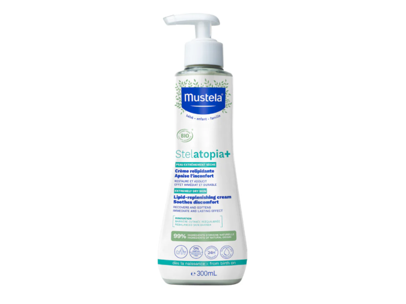 Mustela Stelatopia+ Lipid - Replenishing Cream, 300 mL