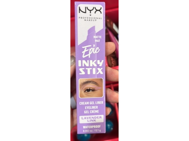 NYX Professional Makeup Epic Inky Stix Cream Gel Eyeliner, 09 Lavender Link, 0.003 oz/0.1 g.