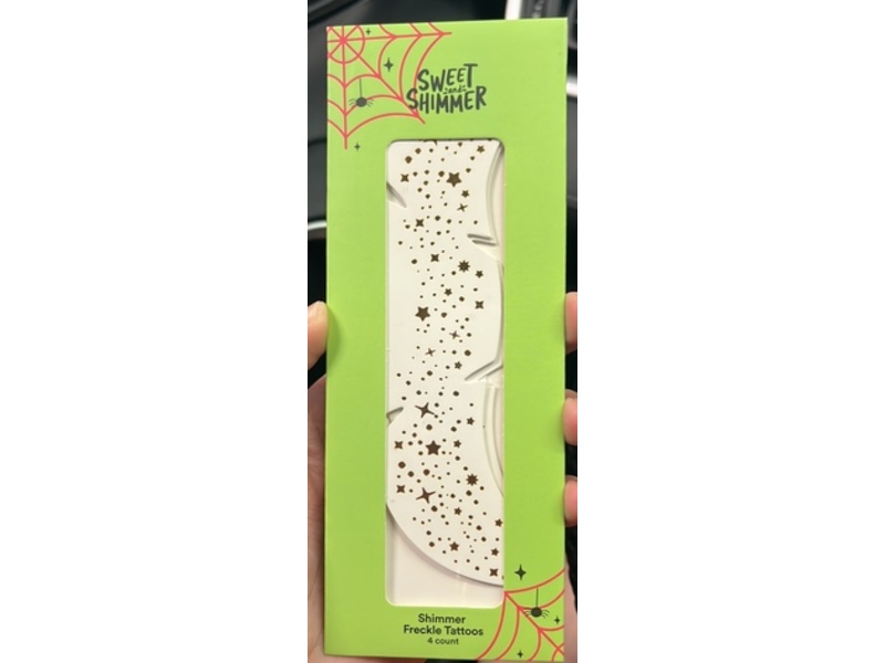 Sweet And Shimmer Freckle Tattoos, 4 Count