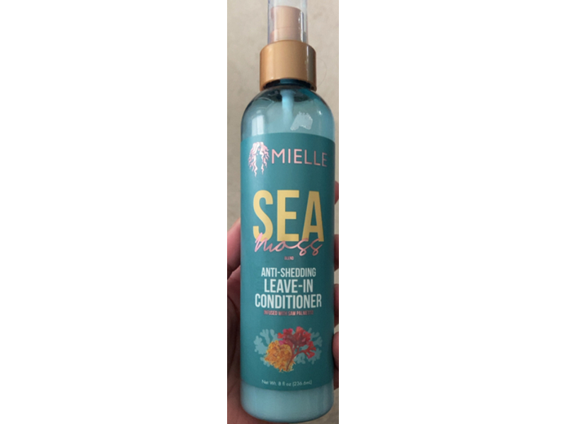 Mielle Anti-Shedding Leave-In Conditioner, Sea Mass, Saw Palmetto, 8 fl oz/236.6 mL