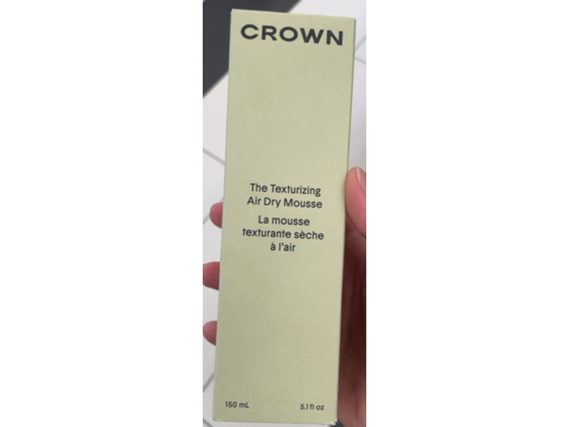 Crown Affair The Texturizing Air Dry Mousse, 5.1 fl oz/150mL