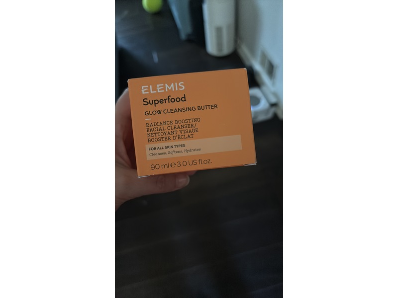 Elemis Superfood AHA Glow Cleansing Butter Facial Cleanser, Pumpkin, 3.0 fl oz/90 mL