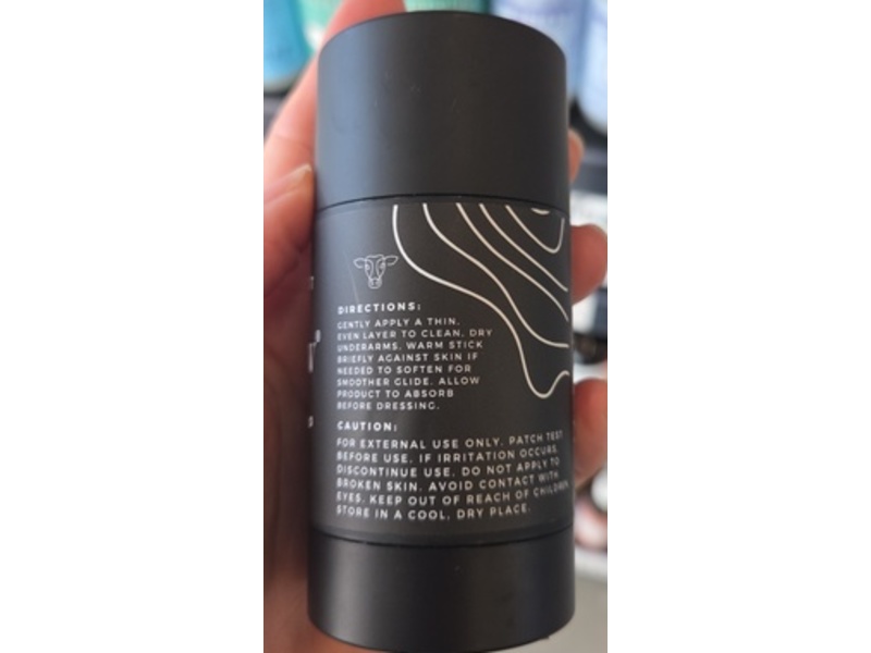 Amallow Natural Deodorant, Unscented, 2.6 oz/75 g