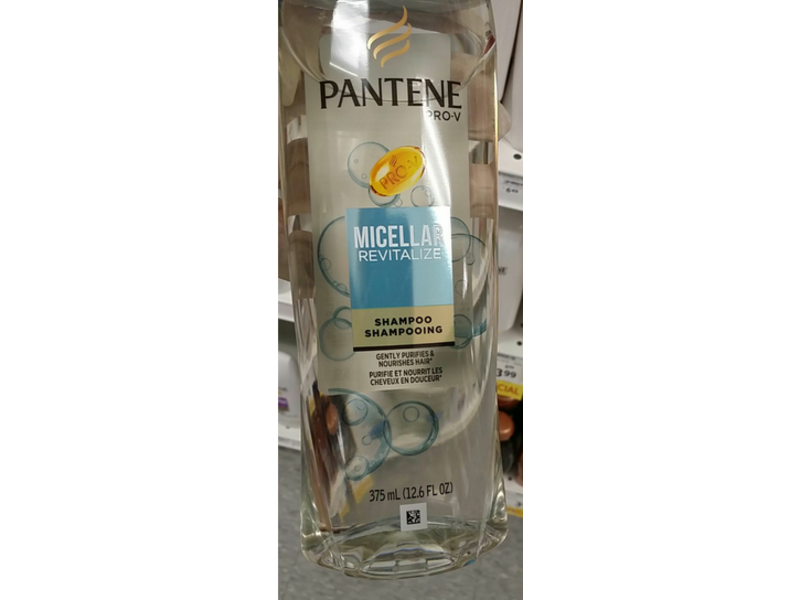 Pantene Pro-V Micellar Revitalize Shampoo, 12.6 fl oz/375 mL