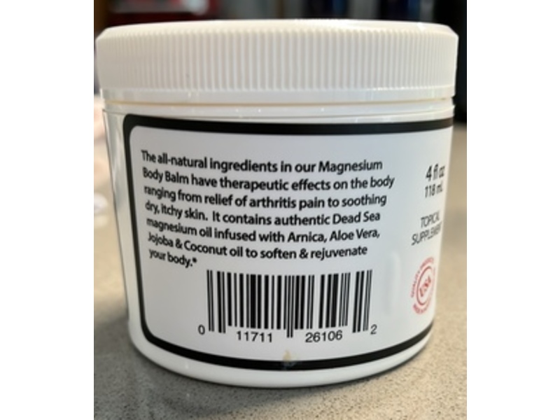 Health As It Ought To Be Magnesium Body Balm, 4 fl oz/118 mL