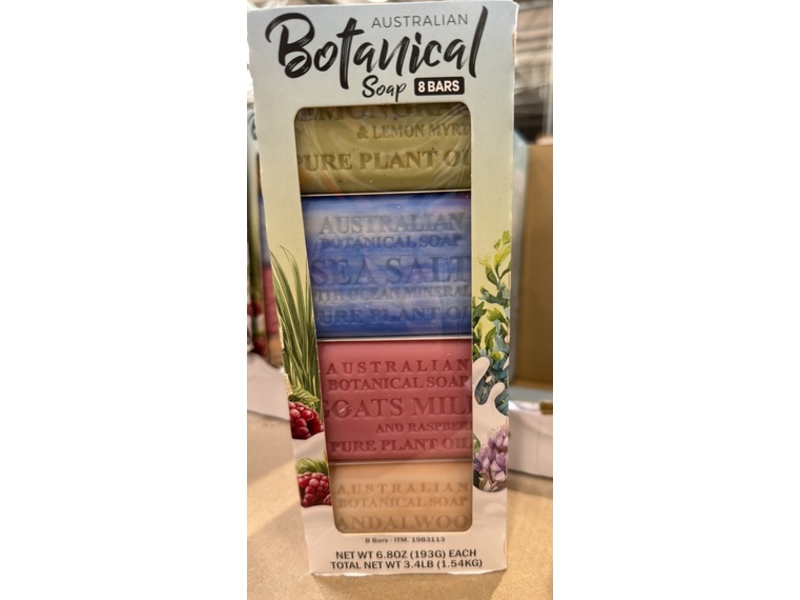 Australian Botanical Soap Bars, 6.8 oz/193 g, 8 Count