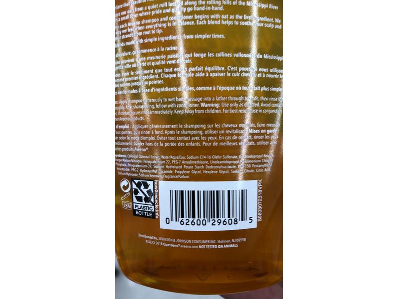 Aveeno Shampoo, Apple Cider Vinegar Blend, 12 fl oz/354 mL