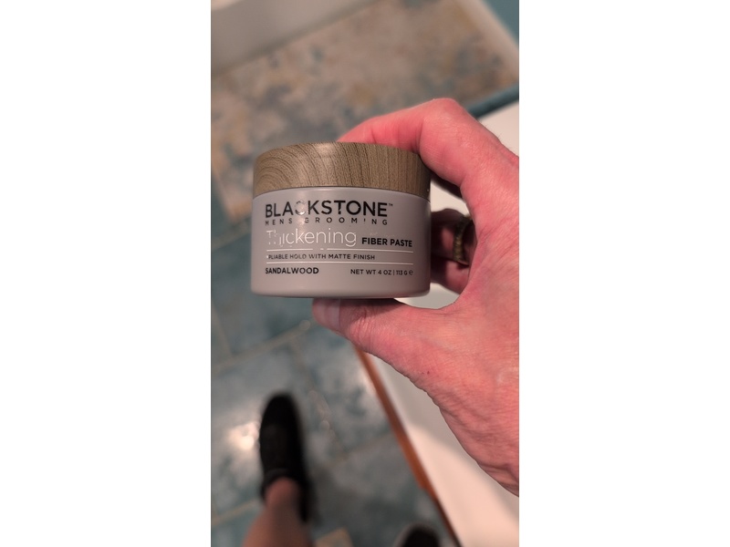 Blackstone Mens Grooming Thickening Fibre Paste, Sandalwood, 4 oz/113 g
