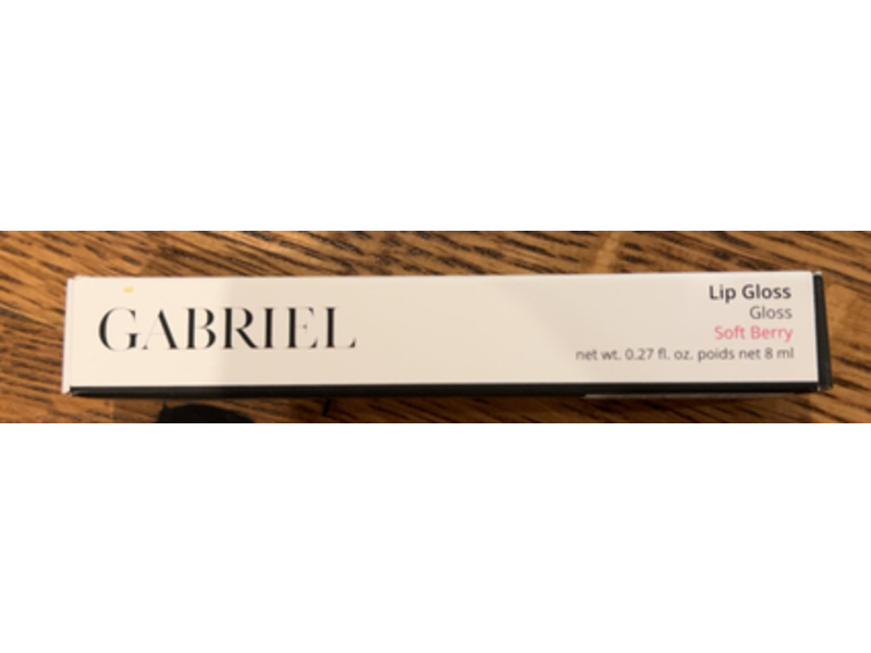 Gabriel Cosmetics Lip Gloss, Soft Berry, 0.27 fl oz/8 mL