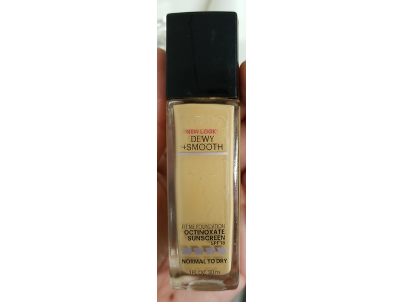 Maybelline New York Fit Me! Dewy + Smooth Foundation, SPF 18, Sun Beige 310,1 fl oz/30 mL