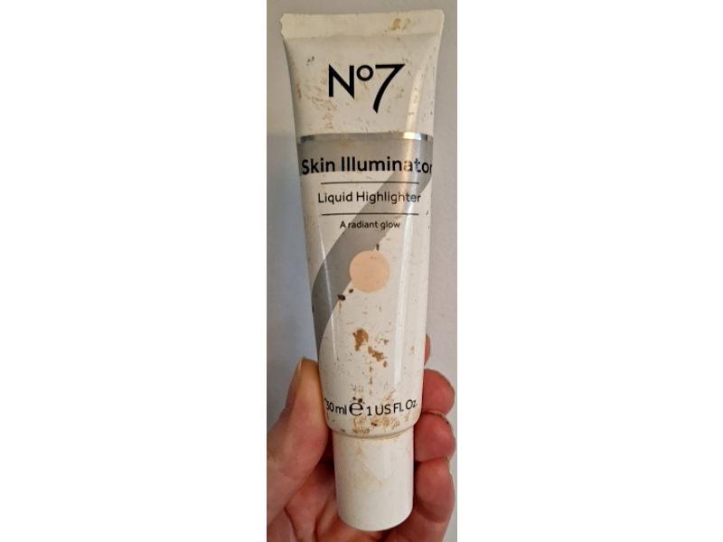 No 7 Skin Illuminator Liquid Highlighter, Nude, 1 fl oz/30 mL