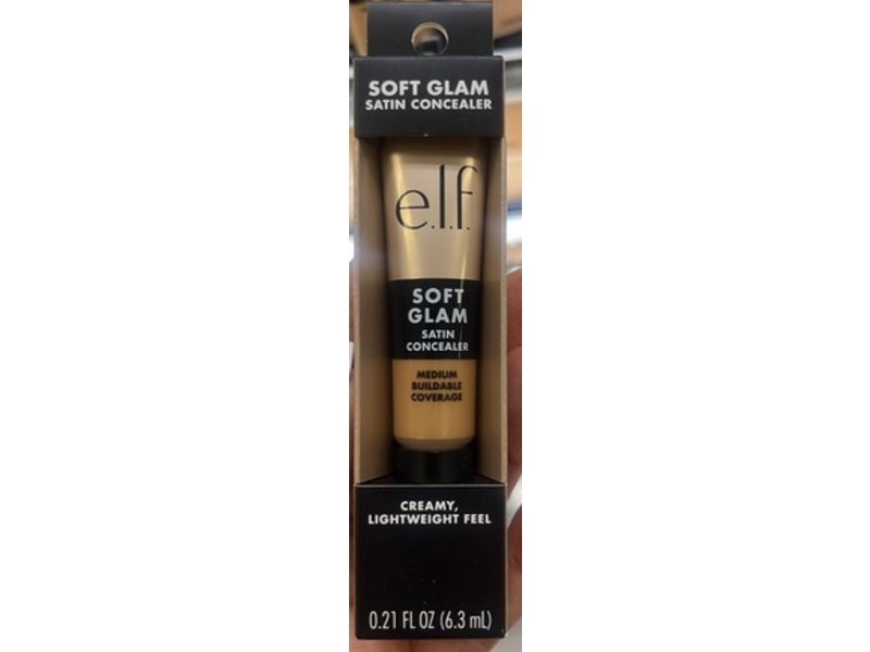 e.l.f. Cosmetics Soft Glam Satin Concealer, 40 Tan Warm, 0.21 fl oz/6.3 mL