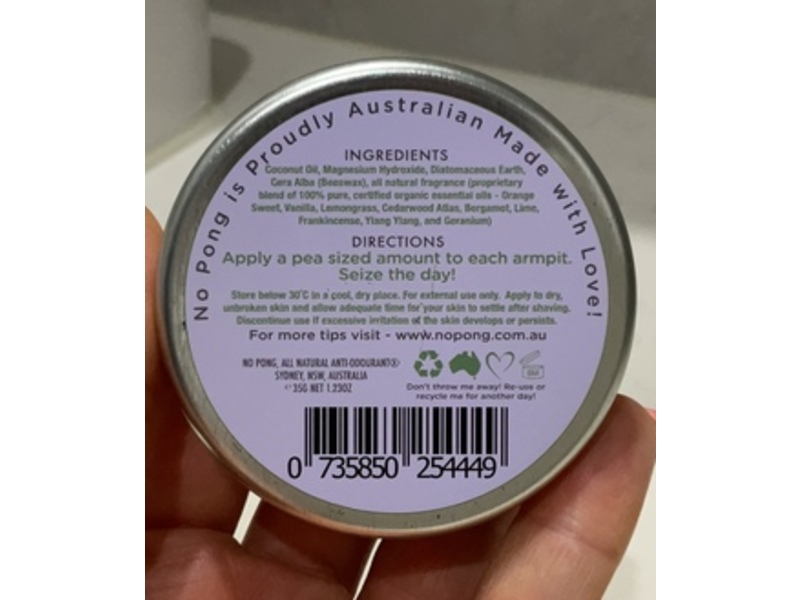 No Pong Anti Odurant, 1.23 oz/35 g