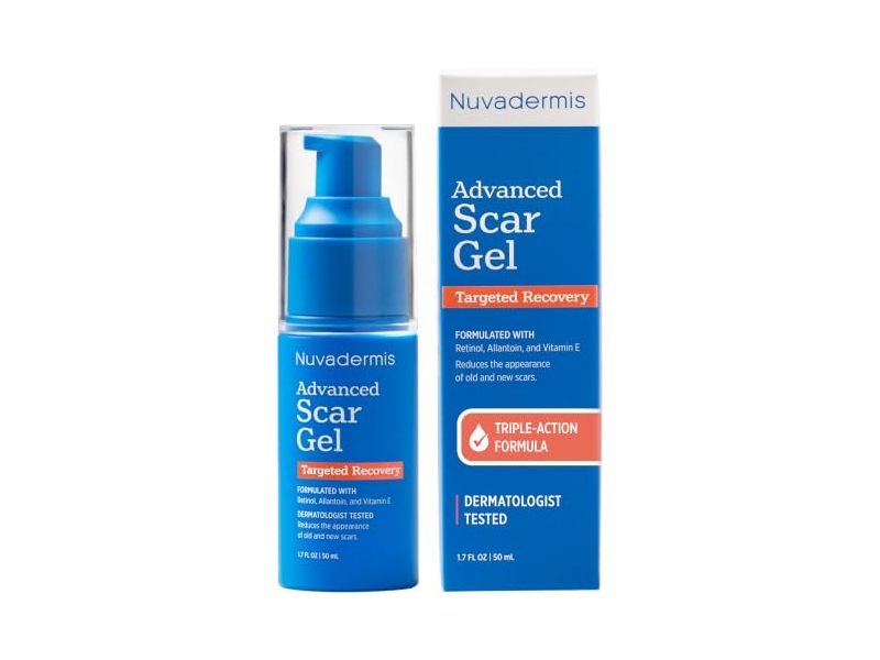 Nuvadermis Advanced Scar Gel, Targeted Recovery, 1.7 fl oz/50 mL