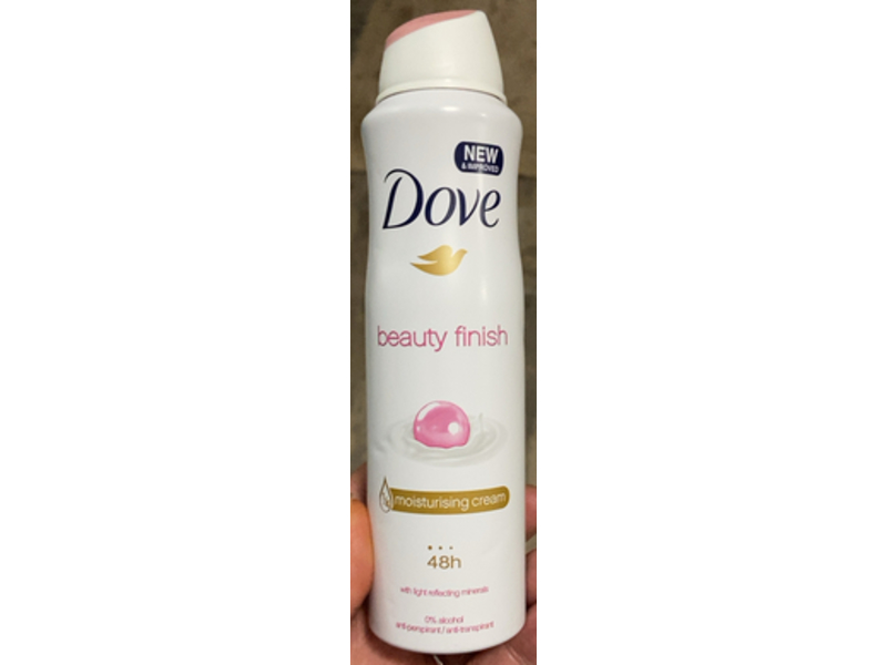 Dove Beauty Finish Moisturizing Cream Spray, 150 mL, Pack Of 6