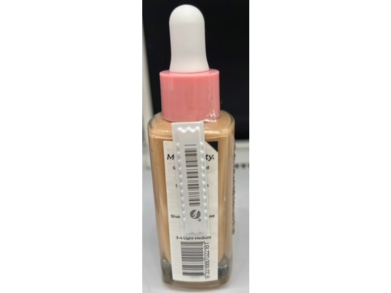 McoBeauty Miracle Hyaluronic Tinted Serum, 3-4 Light Medium, 1.01 fl oz/30 mL