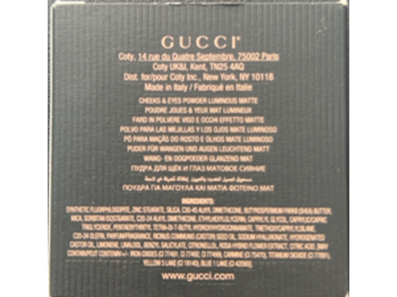 Gucci Cheeks & Eyes Powder, 05 Rosy Beige, 0.19 oz/5.5 g