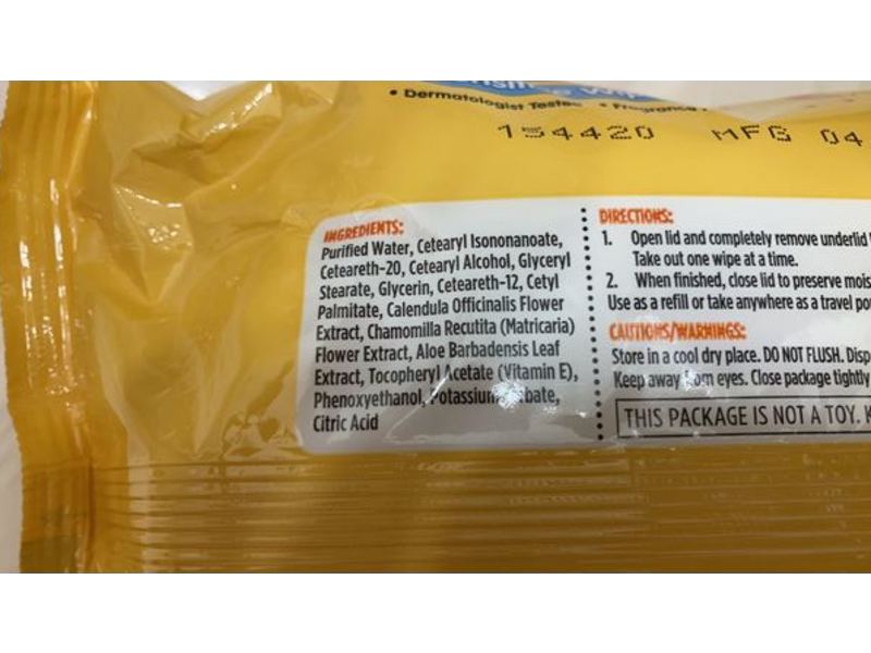 Well Beginnings Sensitive Wipes, Fragrance-Free, 72 Wipes