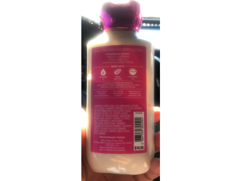 Bath & Body Works Daily Nourishing Body Lotion, Perfect In Pink, 8 fl oz/236 mL