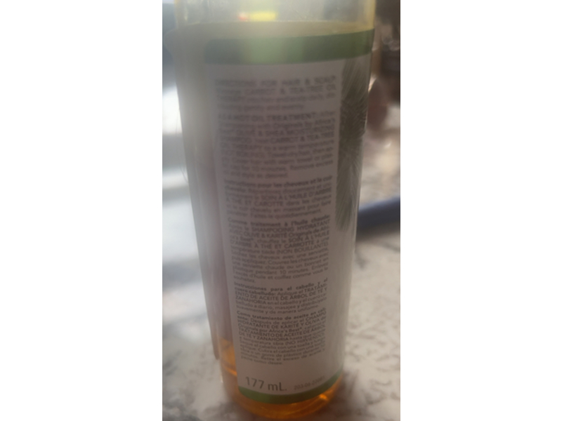 Originals By Africa’s Best Organics Carrot Tea Tree Oil 6 oz