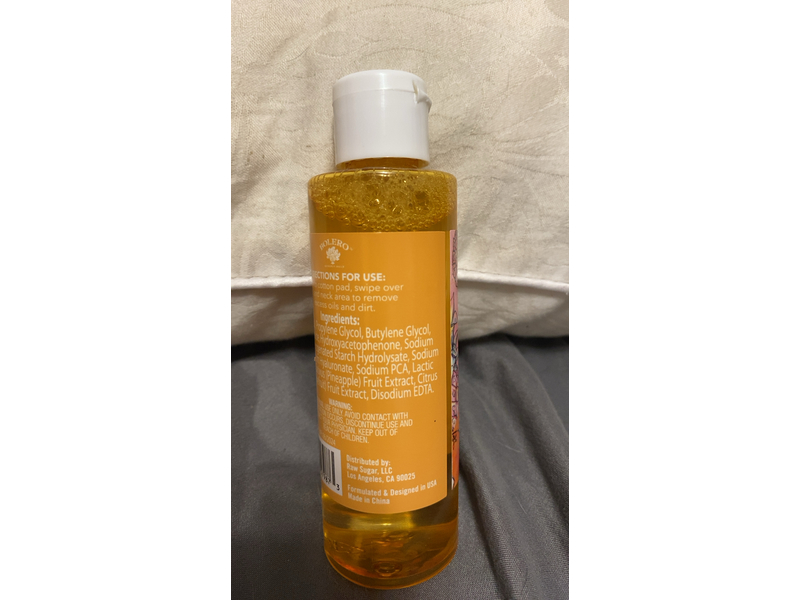 Bolero Beverly Hills Soothing Micellar Cleansing Water, Pink Pineapple + Grapefruit, 3 fl oz/88.7 mL