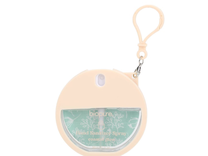 Biopure Hand Sanitizer Spray, Coastal Glow, 1 fl oz/30 mL