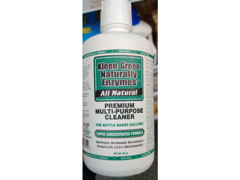 Kleen Green Naturally Enzymes Premium Multipurpose Cleaner, 32 oz