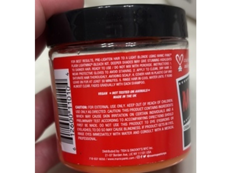 Manic Panic Semi-Permanent Hair Color Cream, Wildfire, 4 fl oz/118 mL