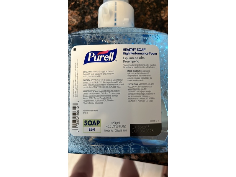 Purell High Performance Healthy Soap, 40.5 fl oz/1200 mL