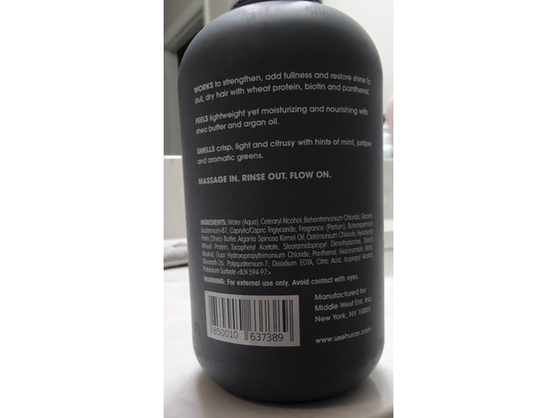 Huron Smooth & Nourish Conditioner, 11.8 fl oz/349 mL