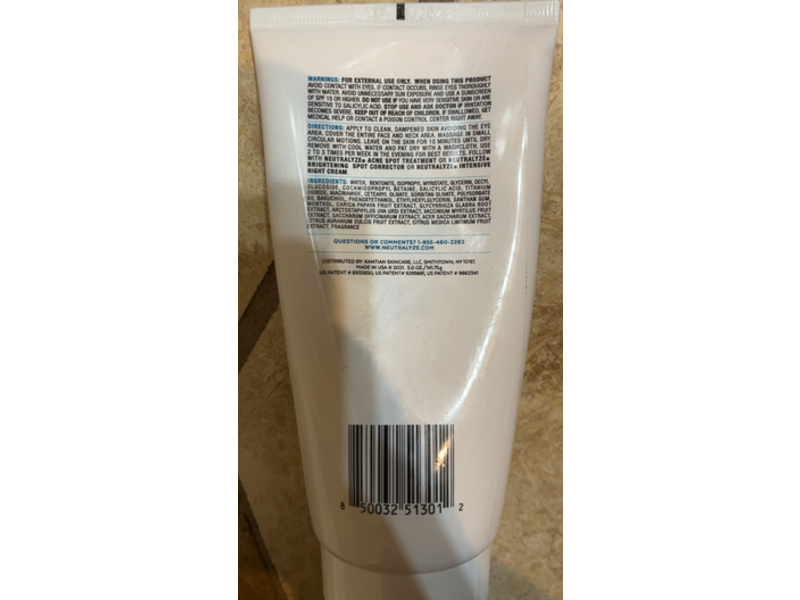 Neutralyze Deep Pore Cleansing Face Mask, Detox, 5 fl oz/141.75 g