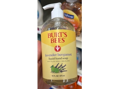 Burt's Bees Liquid Hand Soap, Lavender Bergamot, 16 fl oz/475 mL