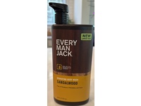 Every Man Jack Hydrating Body Wash, Sandalwood, 28.8 fl oz/852 mL - Image 3