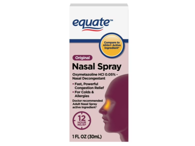 Equate Nasal Spray, 1 fl oz/30 mL, 3 Count