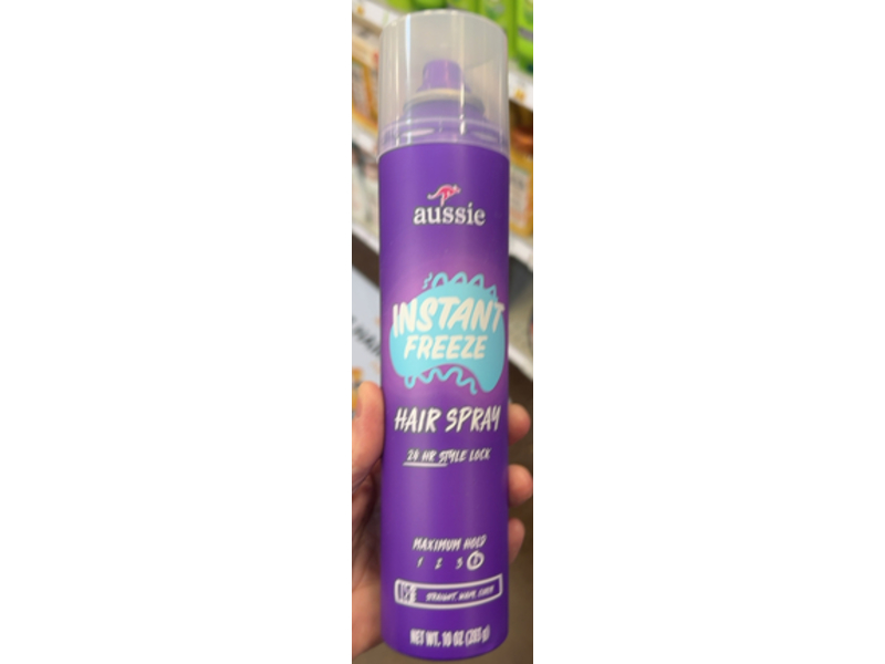 Aussie Instant Freeze Hair Spray, Maximum Hold, 10 oz/283 g