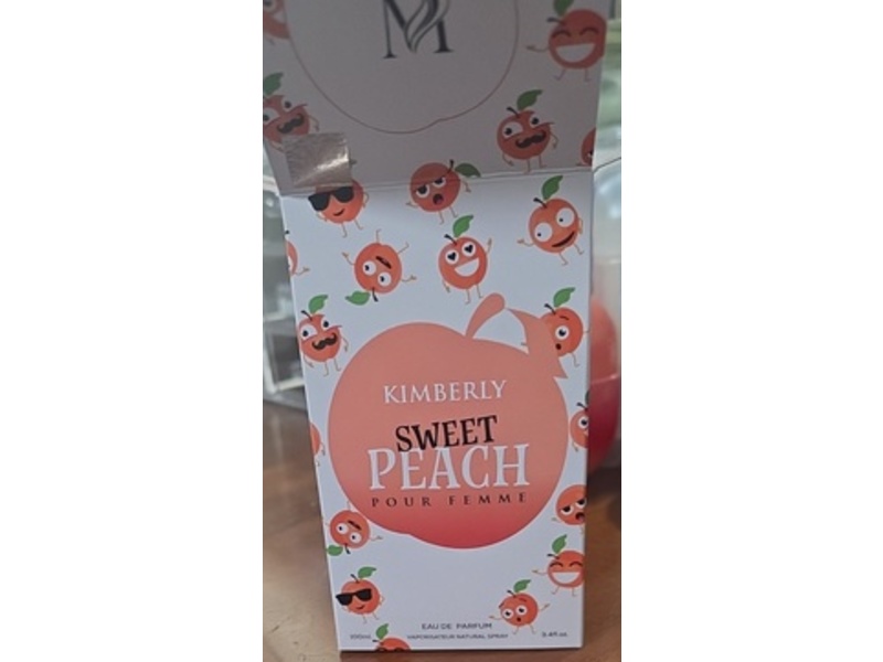 Mirage Brands Kimberly Eau De Parfum, Sweet Peach, 3.4 fl oz/100 mL
