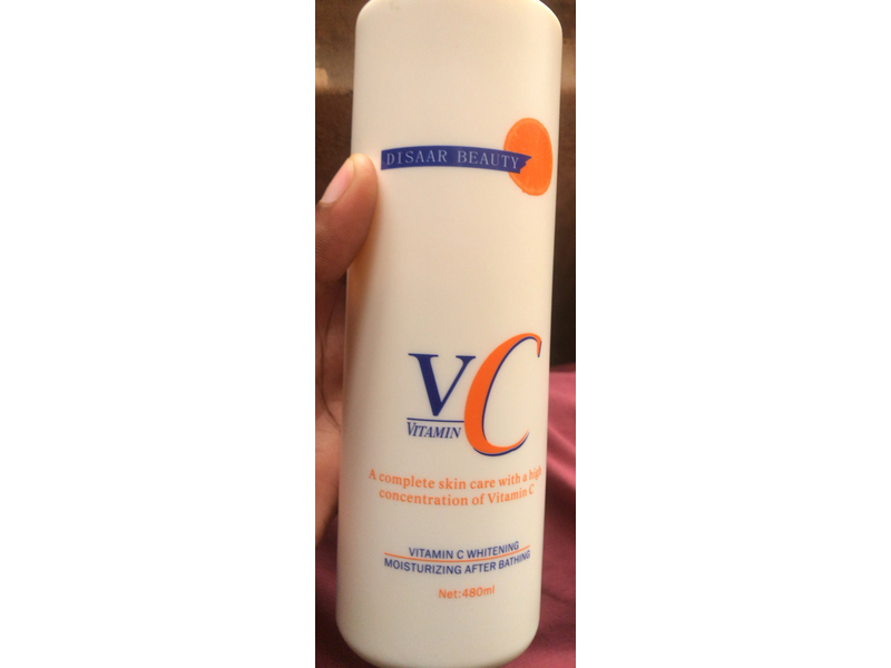 Disaar Beauty Moisturizing After Bathing, Vitamin C, 480 mL