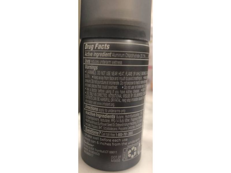 Dove Men + Care Dry Spray Antiperspirant, Clean Comfort, 1 oz/28 g