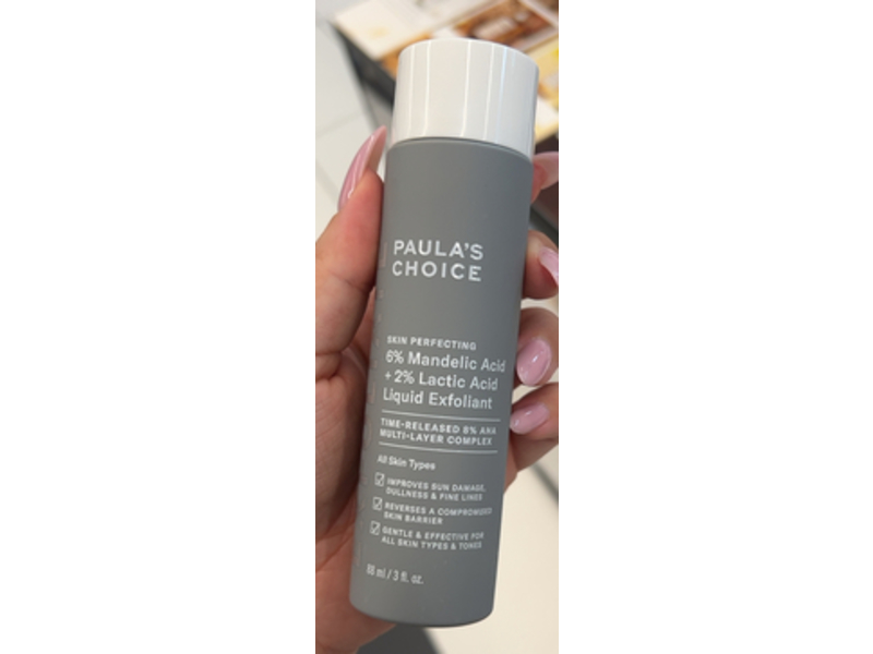 Paula's Skin Perfect Liquid Exfoliant, 6% Mandelic Acid + 2% Lactic Acid, 3 fl oz/88 mL