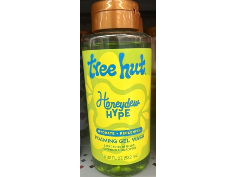 Tree Hut Foaming Gel Wash, Honeydew Hype, 18 fl oz/532 mL