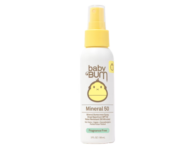 Sun Bum Baby Bum Sunscreen Spray Lotion, SPF 50 Fragrance Free, 88 mL