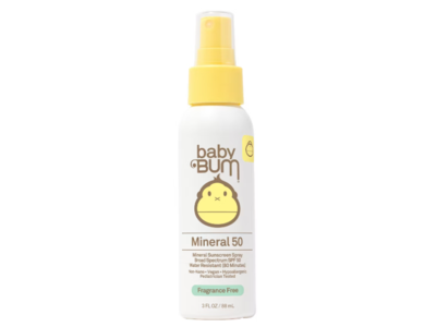 Sun Bum Baby Bum Sunscreen Spray Lotion, SPF 50 Fragrance Free, 88 mL