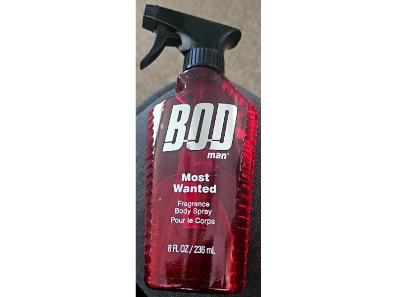 Bod Man Most Wanted Fragrance Body Spray, 8 fl oz/236 mL